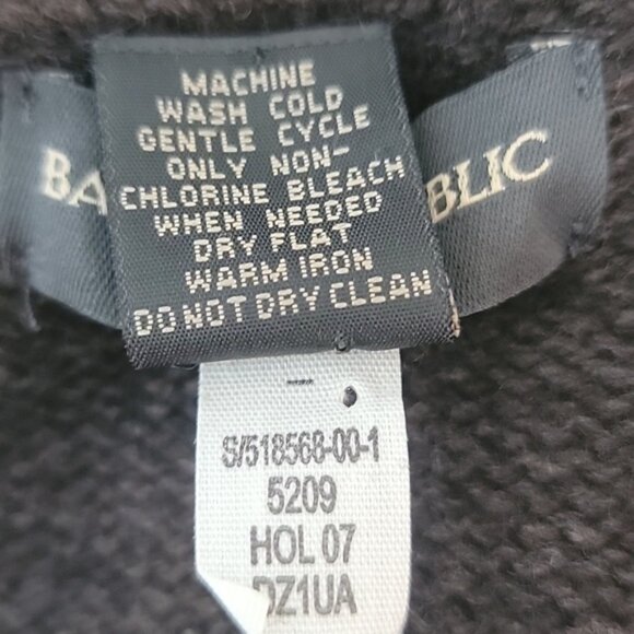 BANANA REPUBLIC Brown Fair Isle Wool Cashmere Blend Scoop Neck Sweater Vest L - Picture 5 of 6